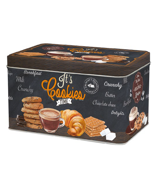 Scatola per biscotti in latta - Coffee Matic Shop