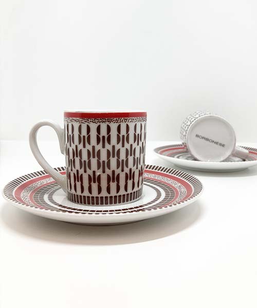 Set 2 tazze caffè in porcellana - Collezione Op Colors